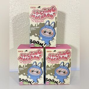 Pop Mart Labubu "The Monsters Exciting Macaron" blind boxes. Authentic Unopened